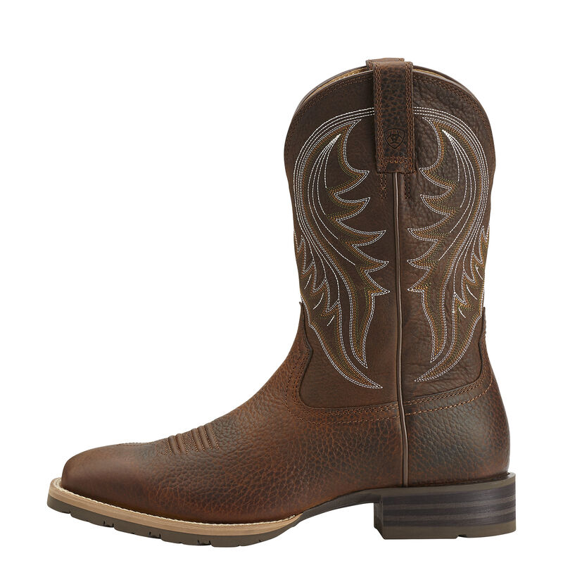 Ariat’s Men’s Hybrid Rancher Western Boot: Brown Oiled Rowdy – JK Shoes ...